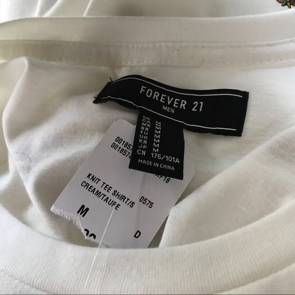 Forever 21 Men Hamburger Short Sleeve T Shirt - Picture 5 of 5